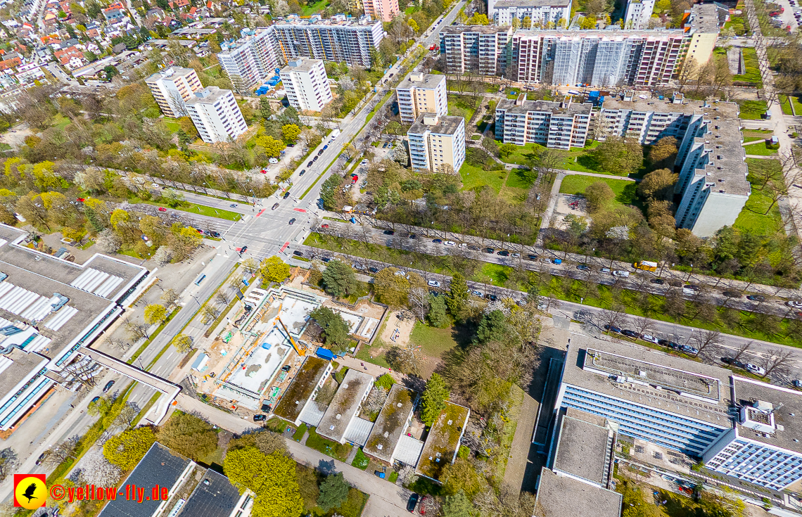 21.04.2023 - Baustelle Haus für Kinder in Neuperlach